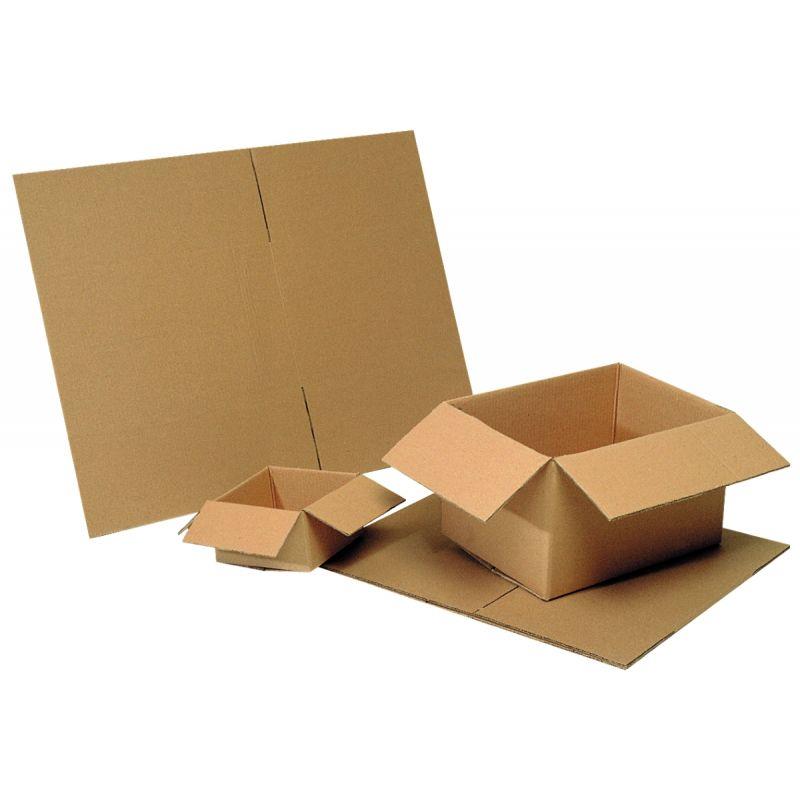 Image de  Paquet de 20 caisses américaines 350x230x260mm double cannelure 