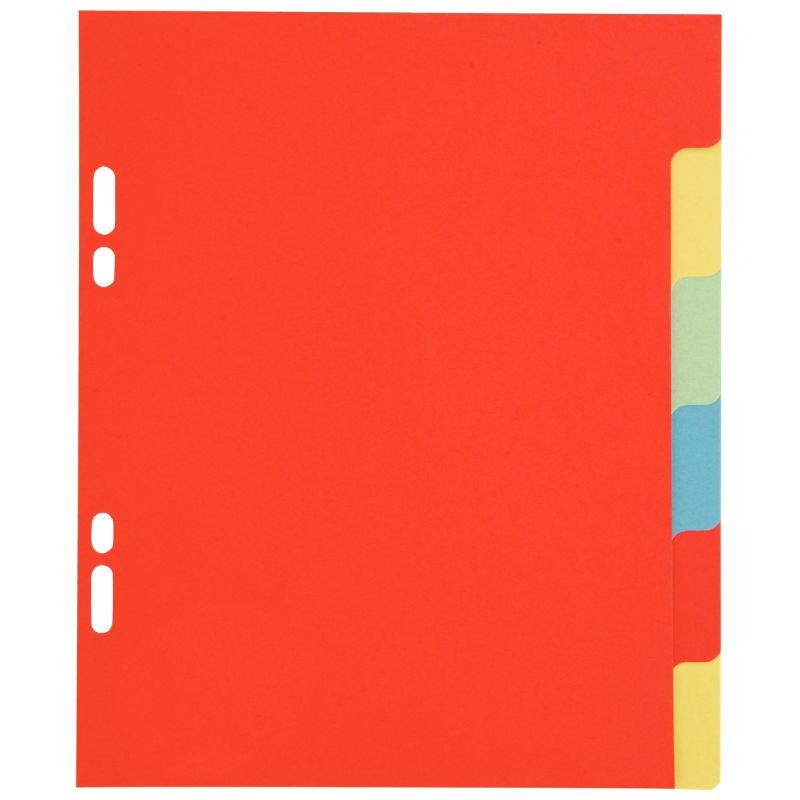 Image de  Jeu de 6 intercalaires en carte lustrée 225g, format 17x22 cm 