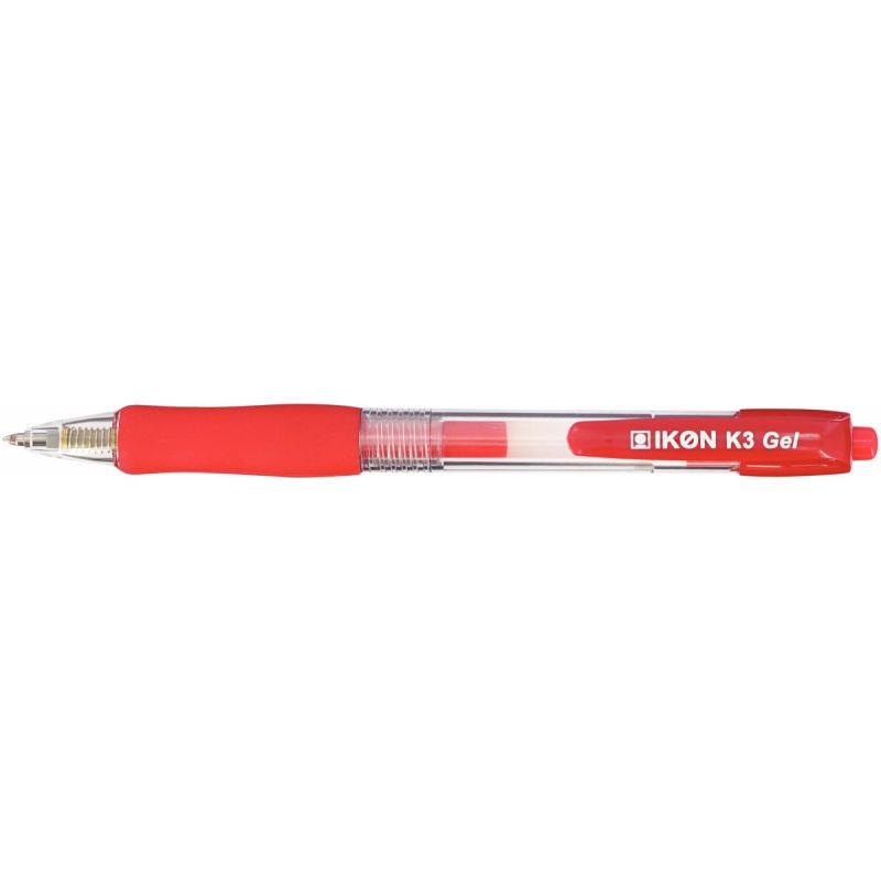 Image de  Stylo gel K3 rouge 