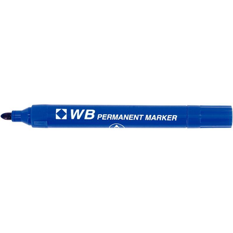 Image de  Marqueur permanent WB pointe ogive bleu 