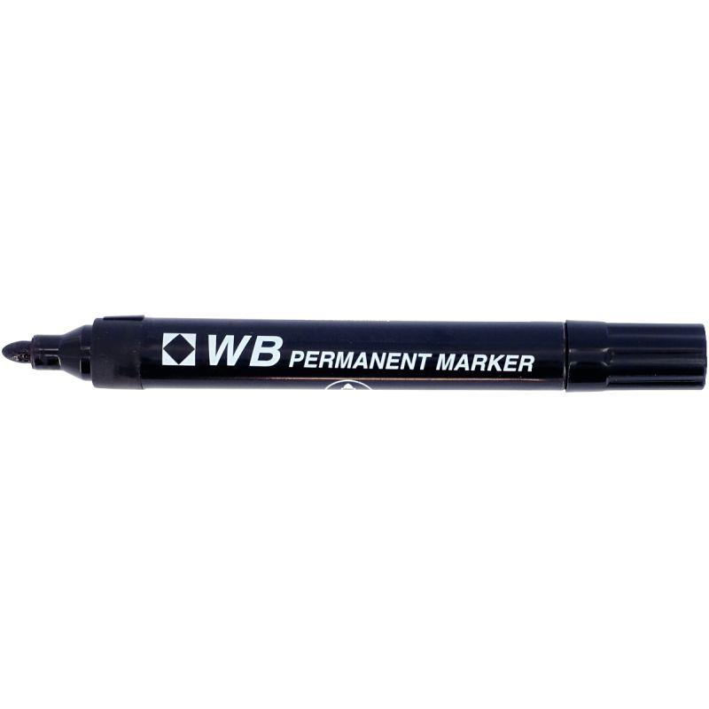 Image de  Marqueur permanent WB pointe ogive noir 