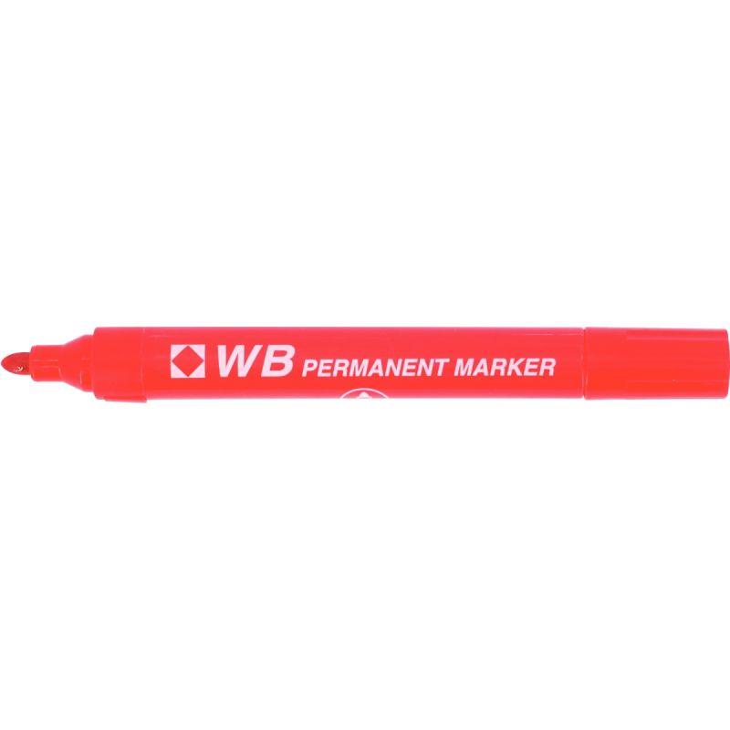 Image de  Marqueur permanent WB pointe ogive rouge 