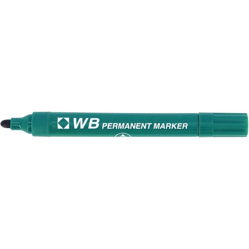 Image de  Marqueur permanent WB pointe ogive vert 