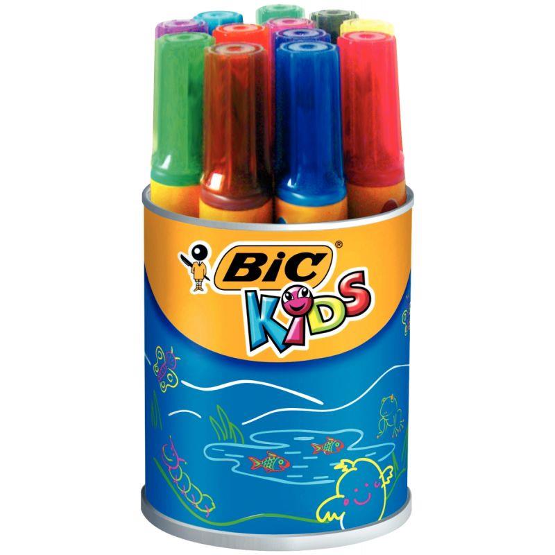 Image de  Pot de 12 marqueurs Maxi Colour assortis 