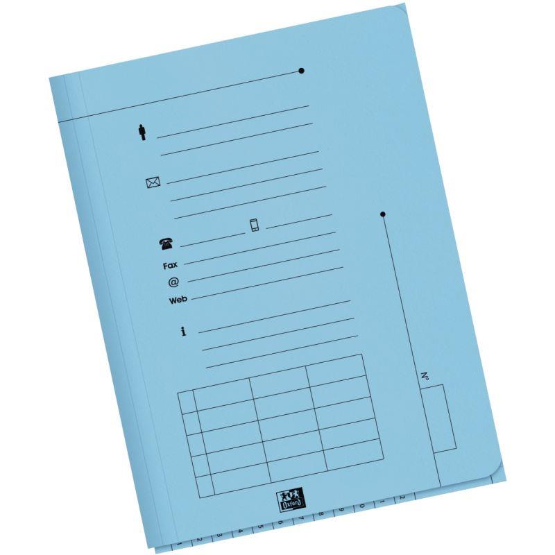 Image de  Paquet de 25 chemises HV pour dossiers suspendus, bleu 