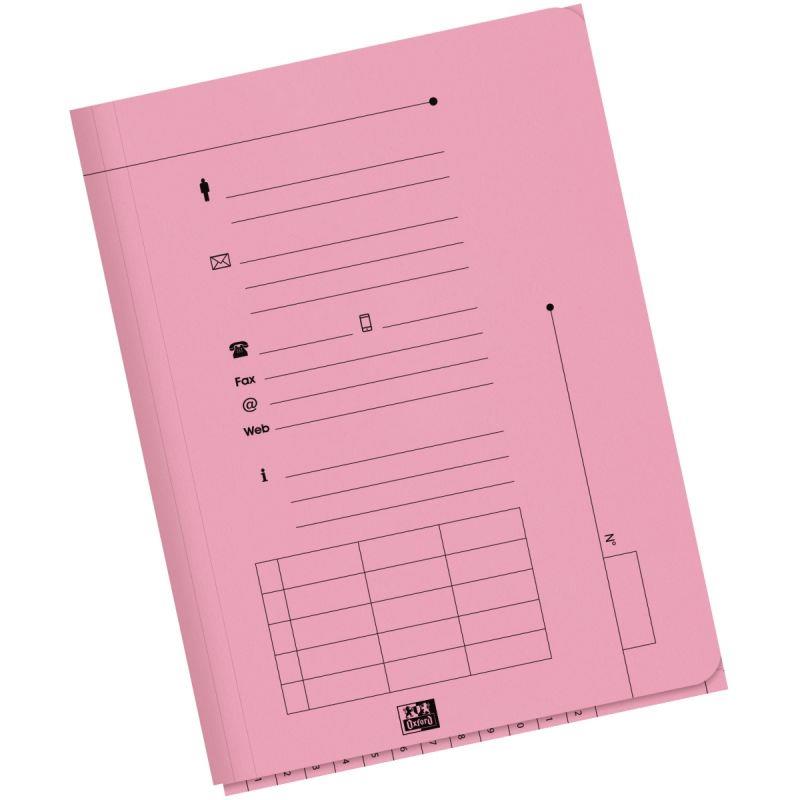 Image de  Paquet de 25 chemises HV pour dossiers suspendus, rose 