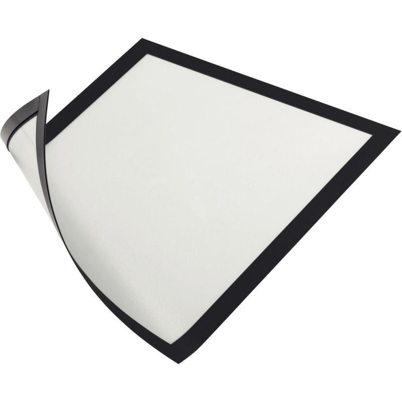 Image de  Sachet de 5 cadres d''affichage A4 magnétique noir 