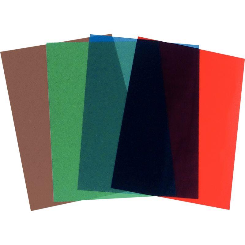 Image de  Paquet de 100 couvertures PVC 20/100 A4 assorties 