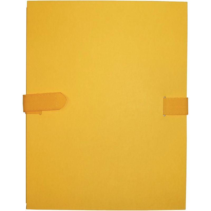Image de  Chemise extensible toilée avec velcro, jaune 