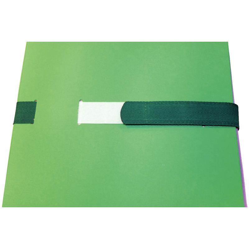 Image de  Chemise extensible toilée avec velcro, vert 
