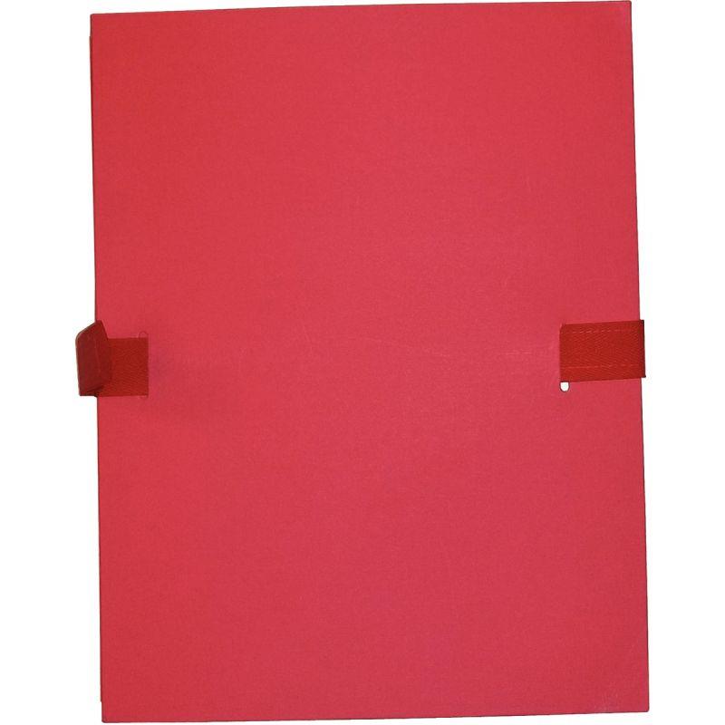 Image de  Chemise extensible toilée avec velcro, rouge 