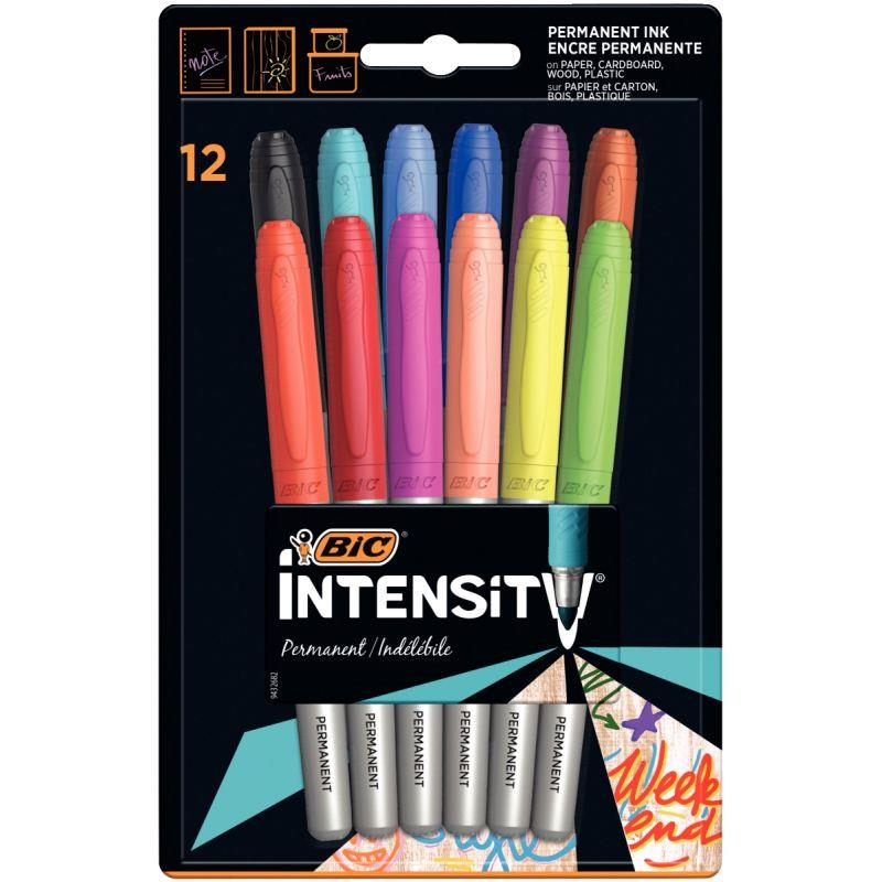 Image de  Blister de 12 marqueurs permanents Marking Colors assortis 