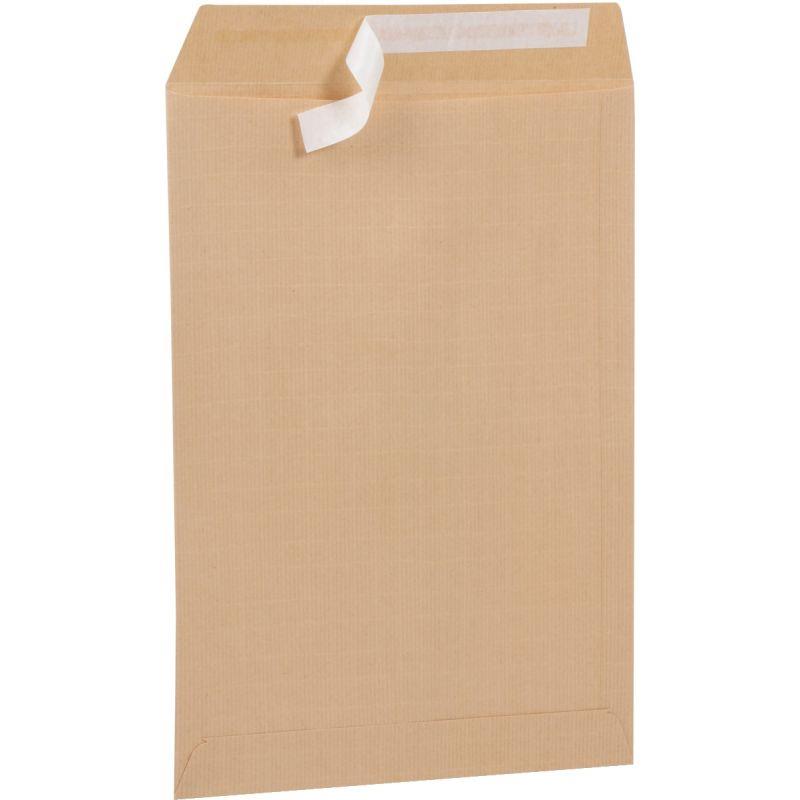 Image de  Paquet de 50 pochettes kraft armé 229x324mm 130g bande siliconée 