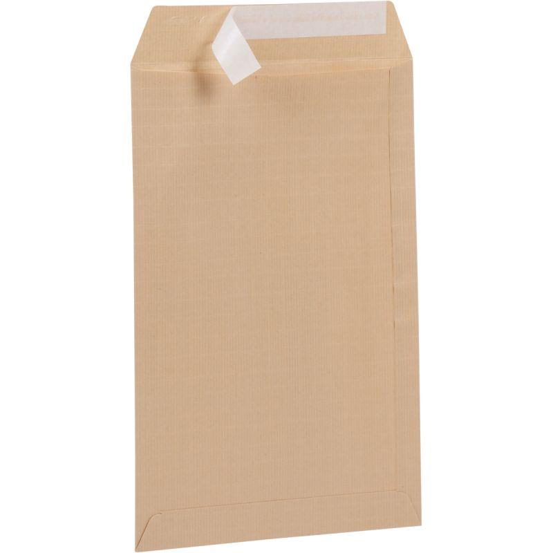 Image de  Paquet de 50 pochettes kraft armé 260x330mm 130g bande siliconée 