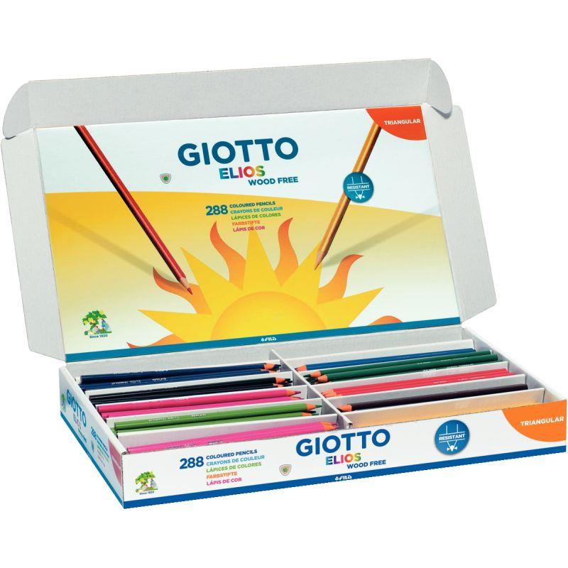 Image de  Classpack de 288 crayons de couleur Elios Wood Free 