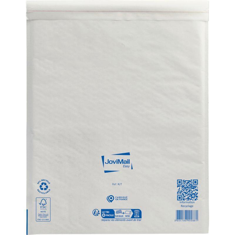 Image de  Paquet de 10 pochettes blanches bulles d''air 350x470mm 