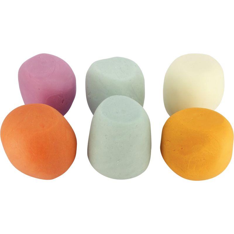 Image de  Set de 6 pots de 350 grammes de pâte à modeler vives 