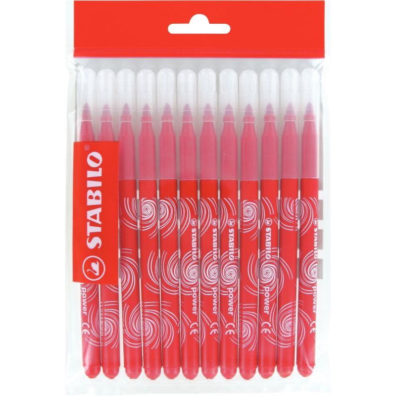 Image de  Recharge pour classpack de 12 feutres Power rouge 