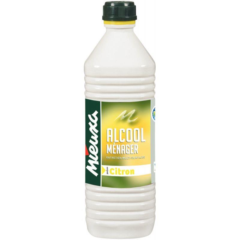 Image de  Bouteille 1L alcool ménager citron 