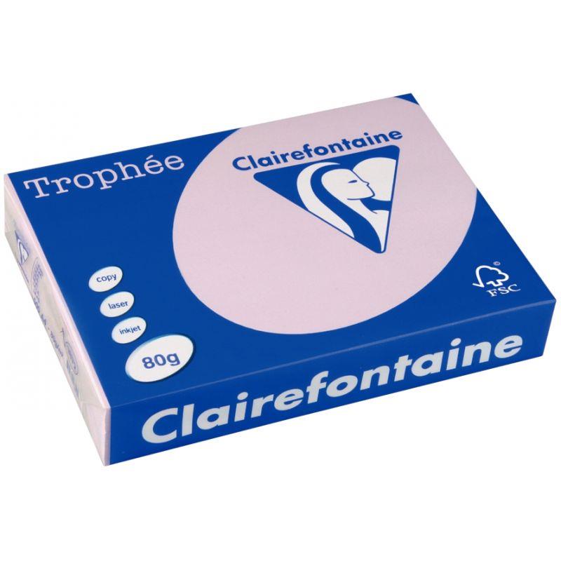 Image de  Ramette de 500 feuilles format A3 80g lilas CLAIREFONTAINE 