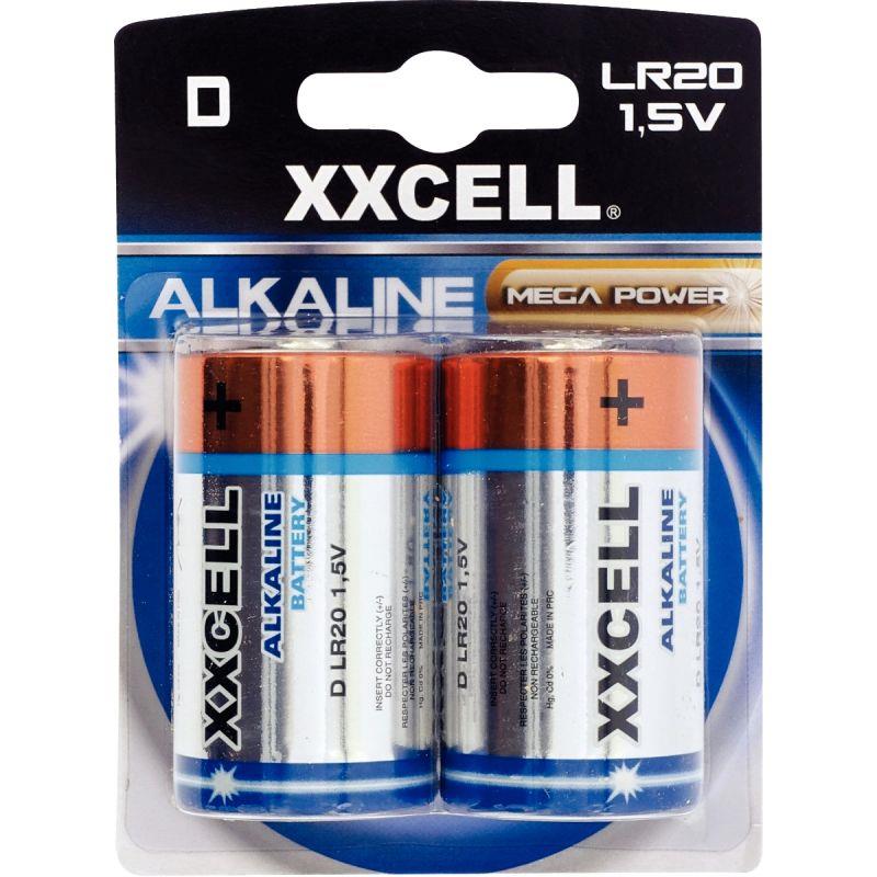 Image de  Blister de 2 piles 1.5V  LR20 XXCELL 