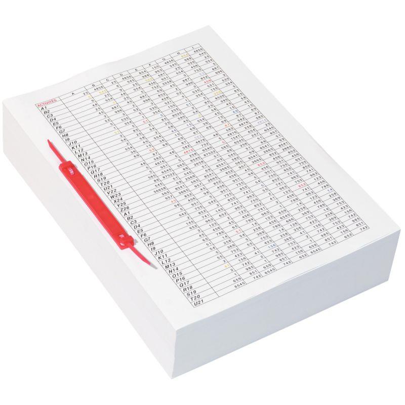 Image de  Boîte de 50 relieurs CAPICLASS 1 pour feuillets mobiles perforés entr''axe 8 cm 