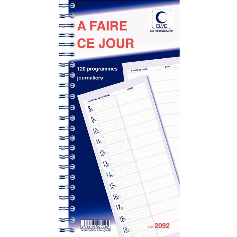 Image de  Carnet de 120 programmes à faire ce jour 
