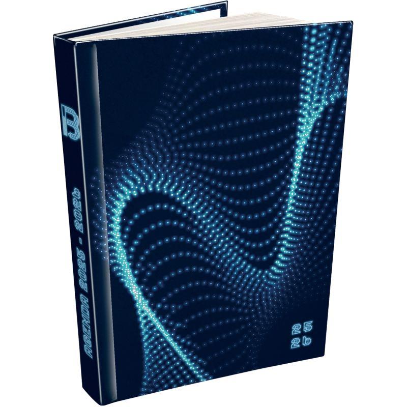 Image de  Agenda journalier Techno bleu 