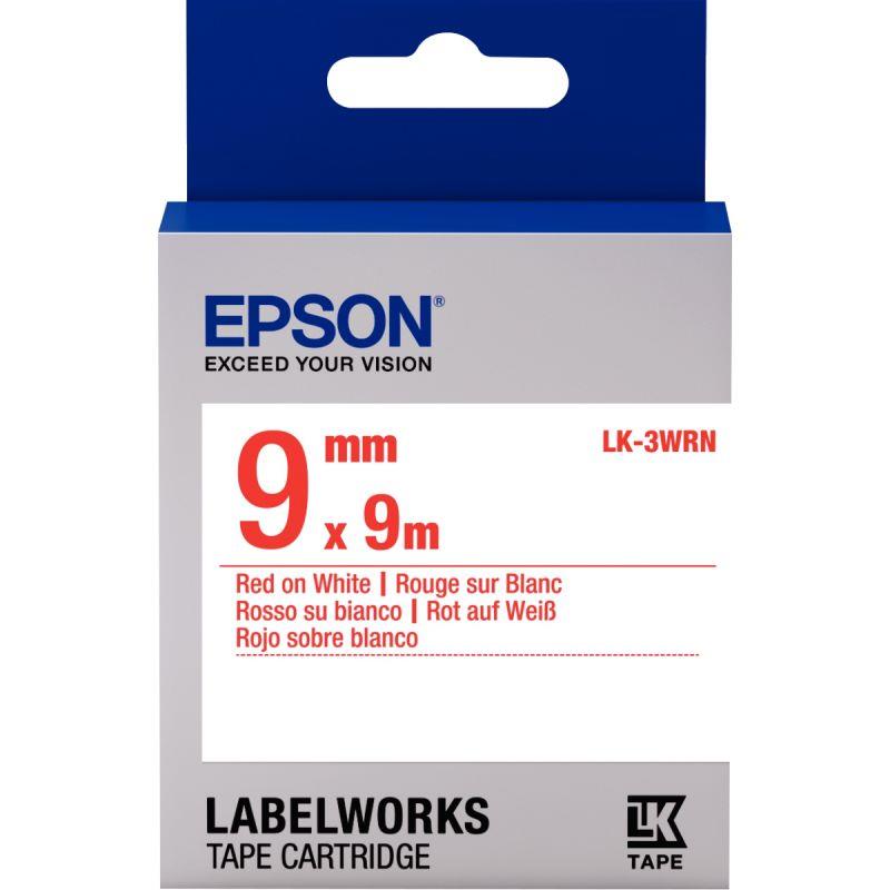Image de  Recharge EPSON LK 9mmx9m rouge/blanc 