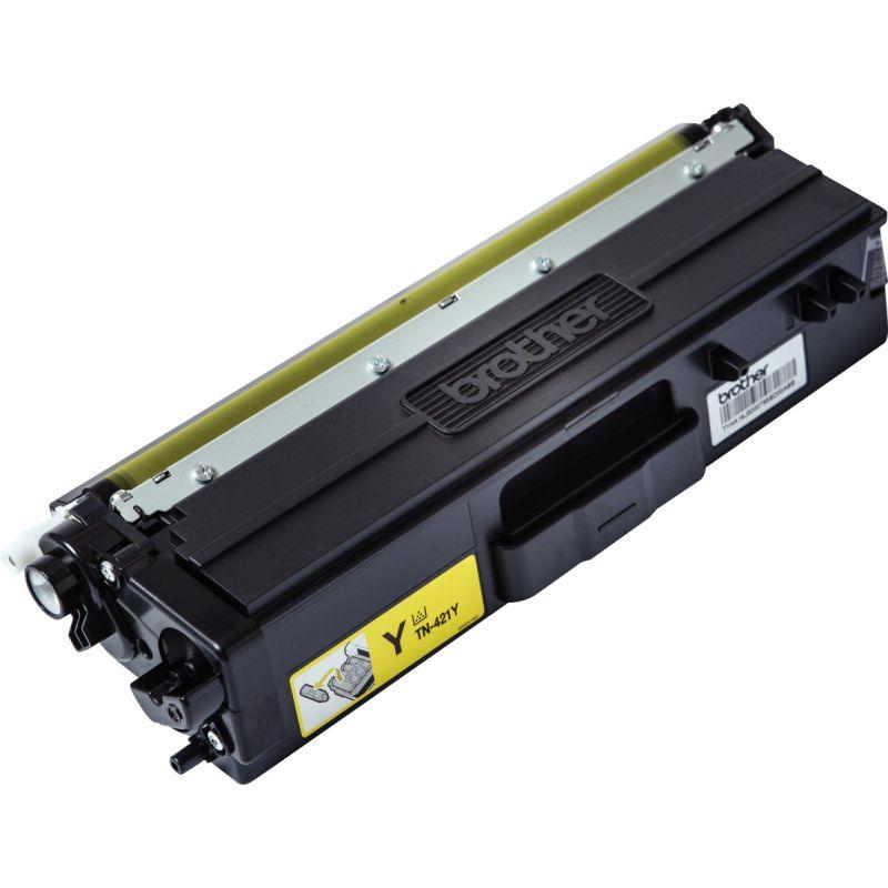 Image de  Brother TN421Y toner laser jaune authentique 