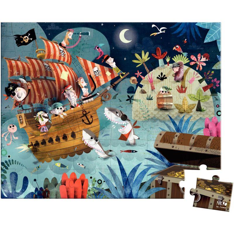 Image de  Puzzle 36 pièces la chasse au trésor 