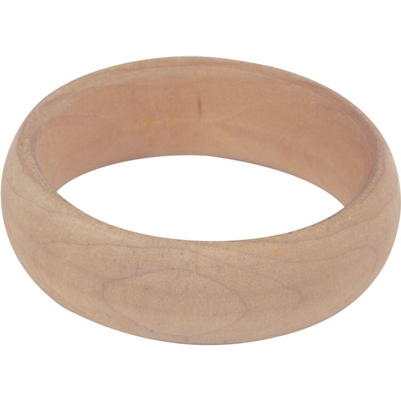 Image de  Lot de 5 bracelets en bois diamètre 7 cm 
