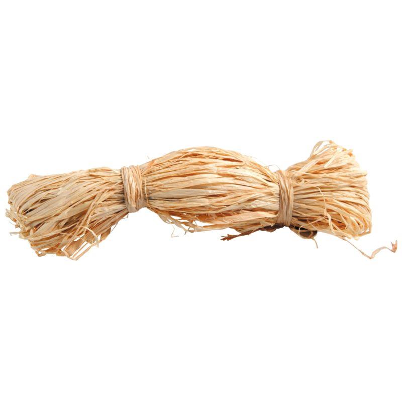 Image de  Pelote de 50 g de raphia végétal naturel 