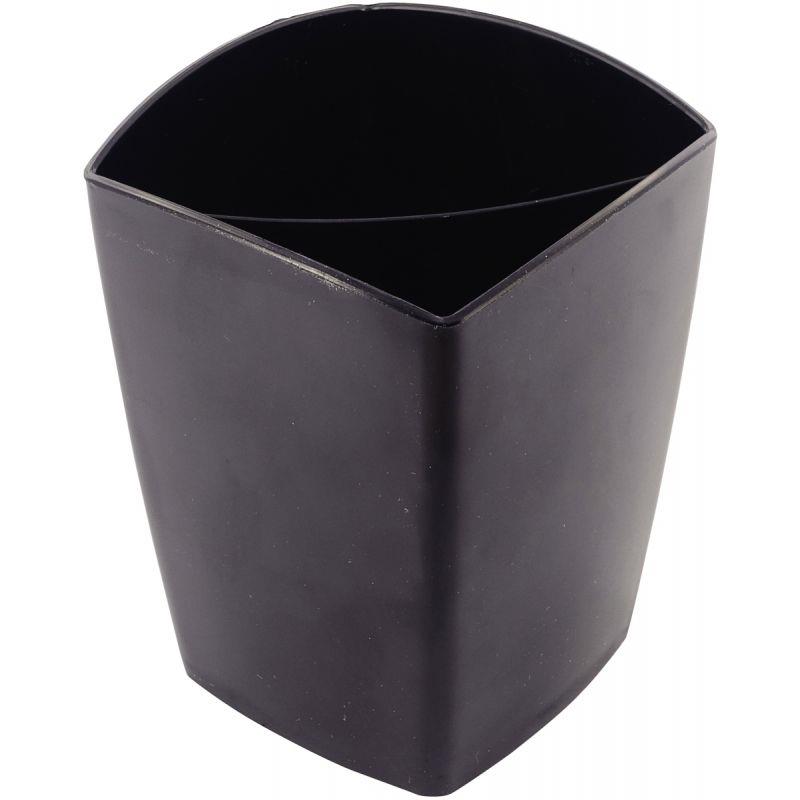 Image de  Pot à crayon mangnétique 2 compartiments vert noir 