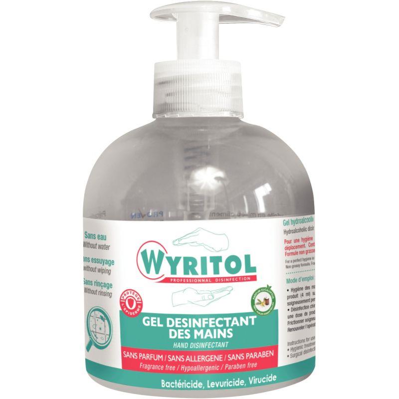 Image de  Flacon pompe 300ml gel hydroalcoolique eucalyptus 