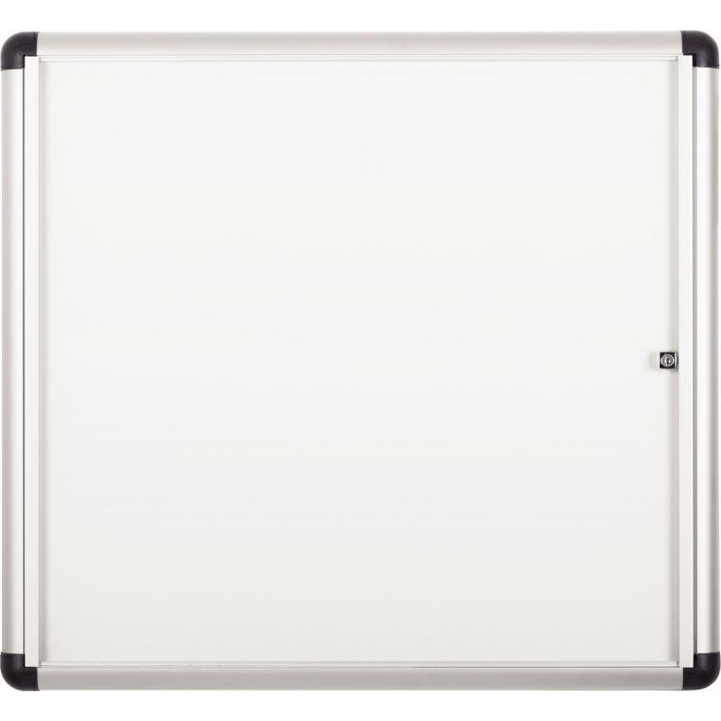 Image de  Vitrine d''intérieur extra plate fond métal pour 4 feuilles A4 