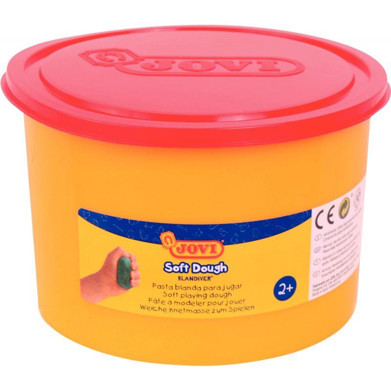 Image de  Pot de 460 grammes de pâte à jouer Blandiver coloris rouge 
