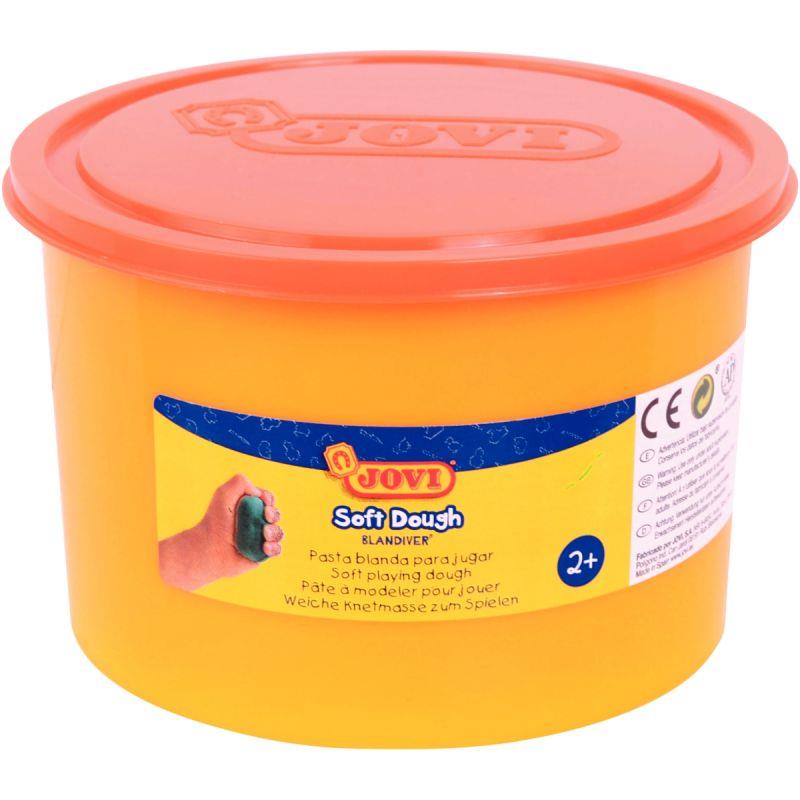 Image de  Pot de 460 grammes de pâte à jouer Blandiver coloris orange 