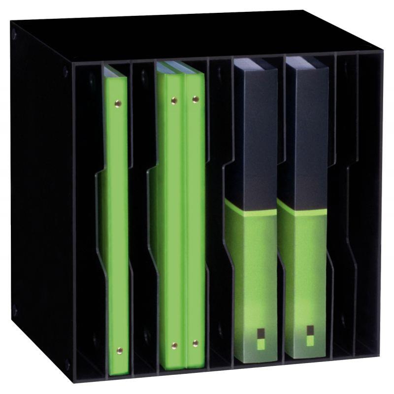 Image de  Bloc 12 cases noir 