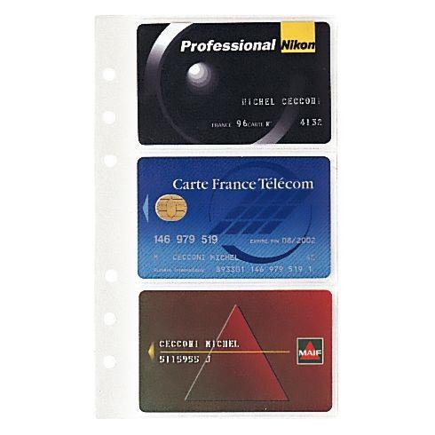 Image de  Paquet de 5 pochettes pour cartes de visites Exatime 17 