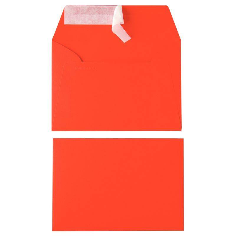 Image de  Paquet de 20 enveloppes Pollen 114x162mm 120g rouge 