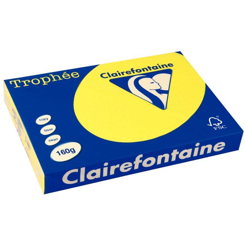 Image de  Paquet de 250 feuilles format A3 160g soleil CLAIREFONTAINE 