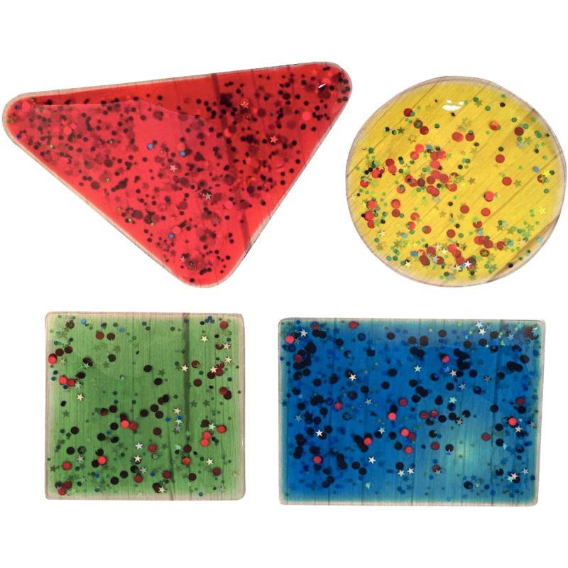 Image de  Boite de 4 formes géométriques en gel 