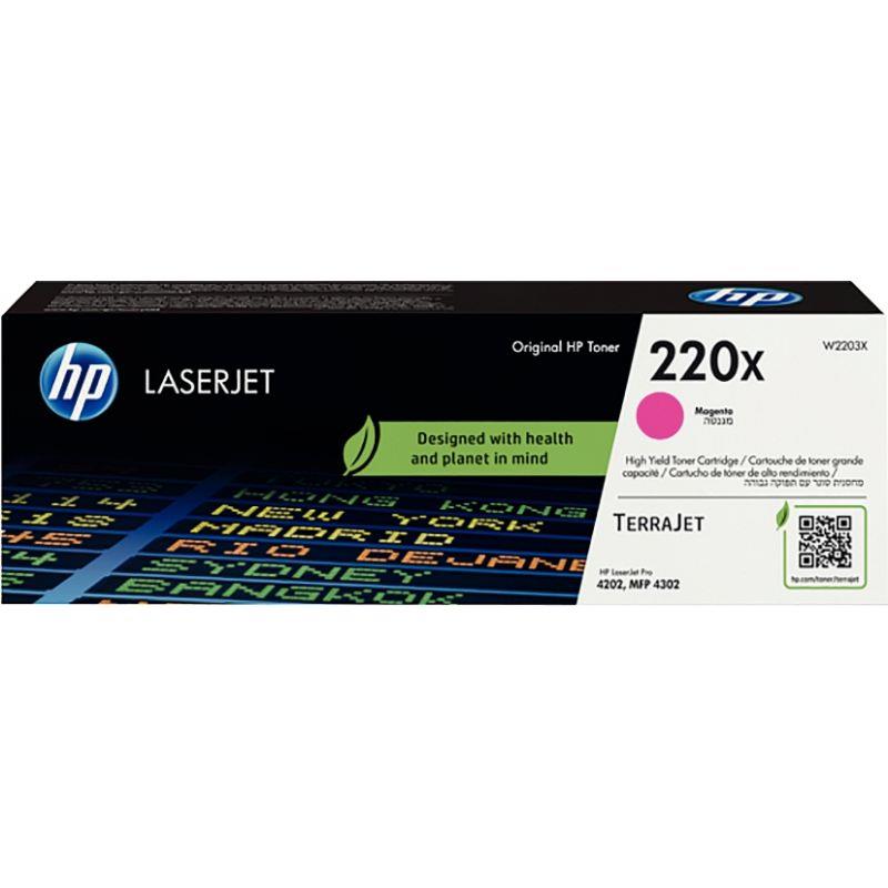 Image de  HP 220X toner magenta grande capacité authentique (W2203X) 
