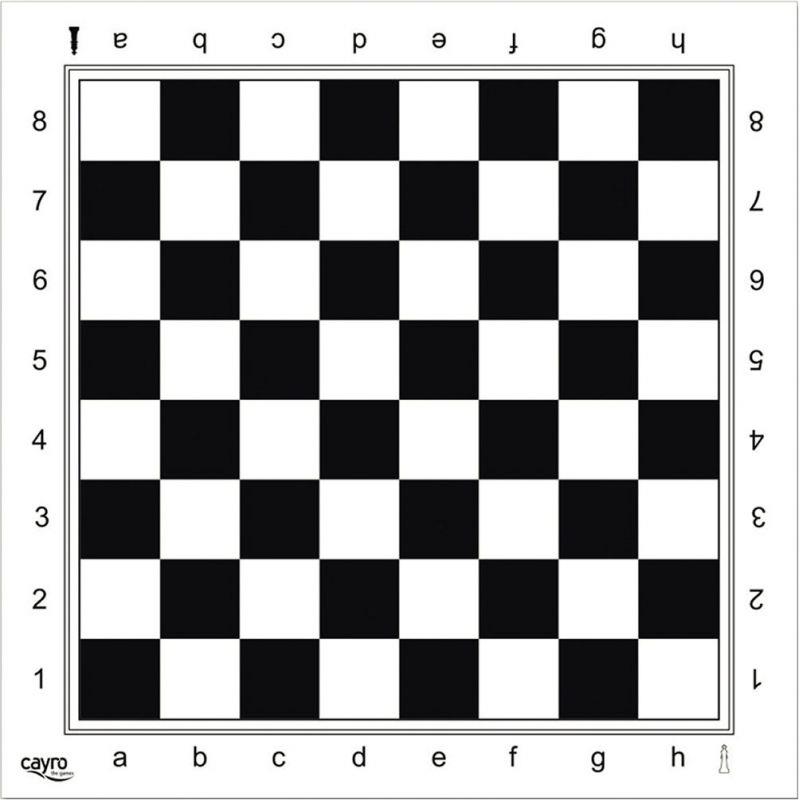 Image de  Tapis d''échec rigide 45x45cm 