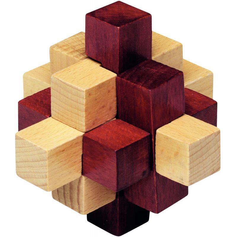 Image de  Casse tête diamant en bois 