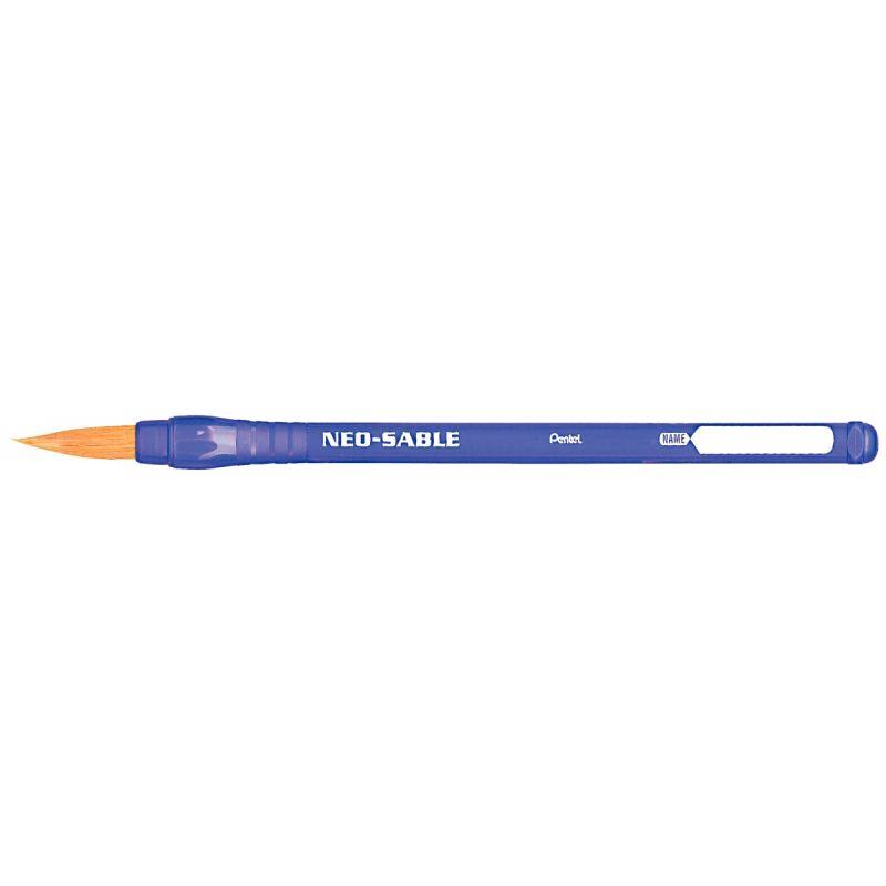 Image de  Pinceau KAMIKAZE N° 14 poils synthétiques très résistants manche plastique solide ( sans PVC ) 