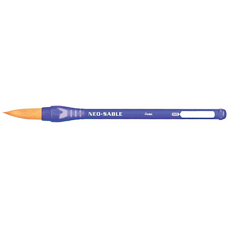 Image de  Pinceau KAMIKAZE N° 18 poils synthétiques très résistants manche plastique solide ( sans PVC ) 