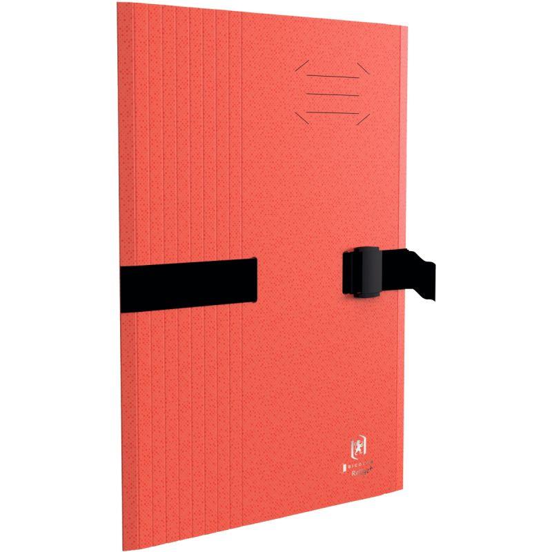 Image de  Chemise extensible BICOLOR RECYC+ avec clip et rabat, rouge 