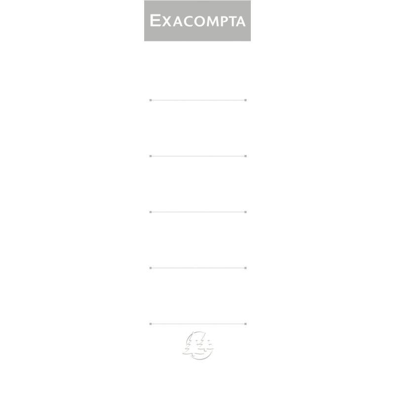 Image de  Paquet de 10 étiquettes adhésives pour classeurs à levier dos large 